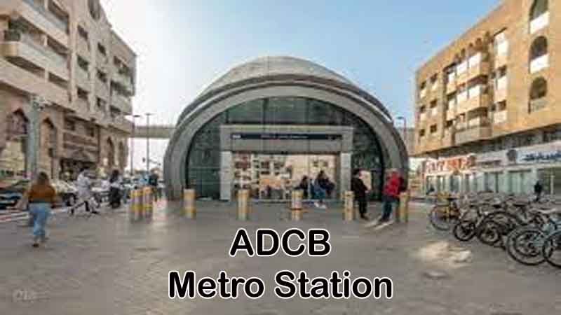 ADCB metro station on Sheikh Khalifa Bin Zayed Street, Karama