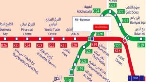 BurJuman Metro Station (R19) on the Dubai Metro Red Line