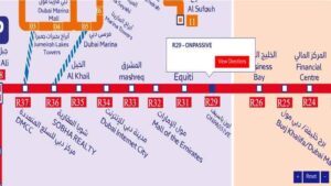 ONPASSIVE Metro Station (R29) on the Dubai Metro Red Line